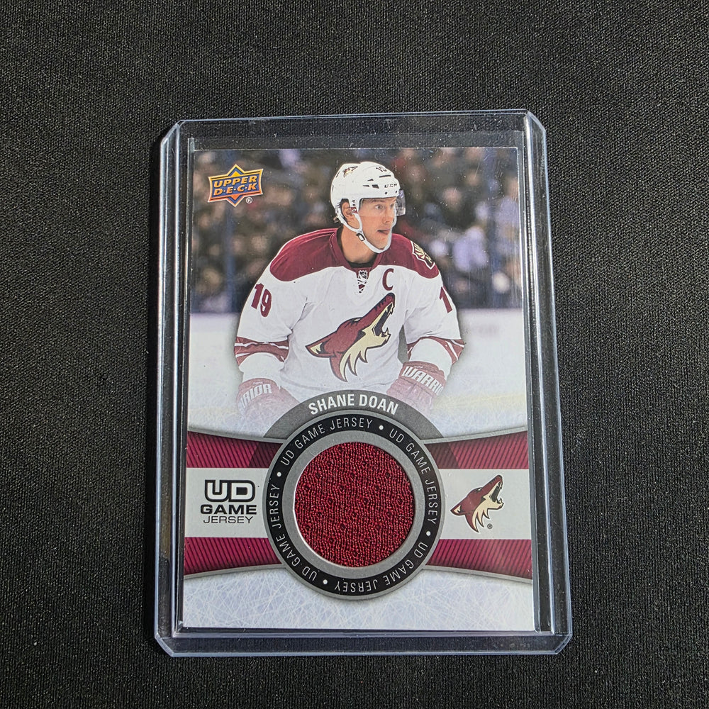 2014-15 Upper Deck UD Game Jersey Shane Doan Arizona Coyotes