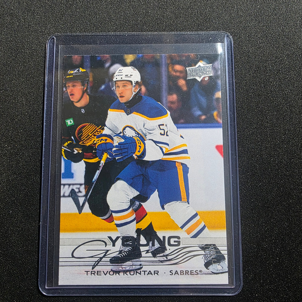 2025-26 UD Extended Trevor Kuntar Young Guns #704 Buffalo Sabres