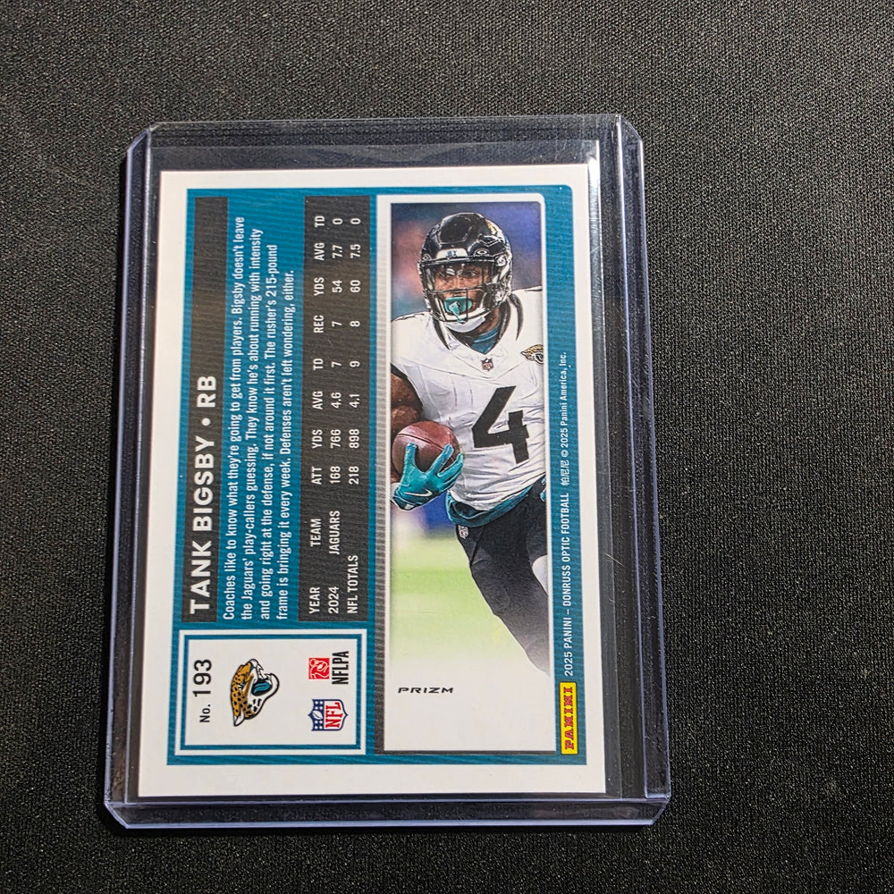 2025 Panini Donruss Optic Tank Bigsby Blue Stars #193