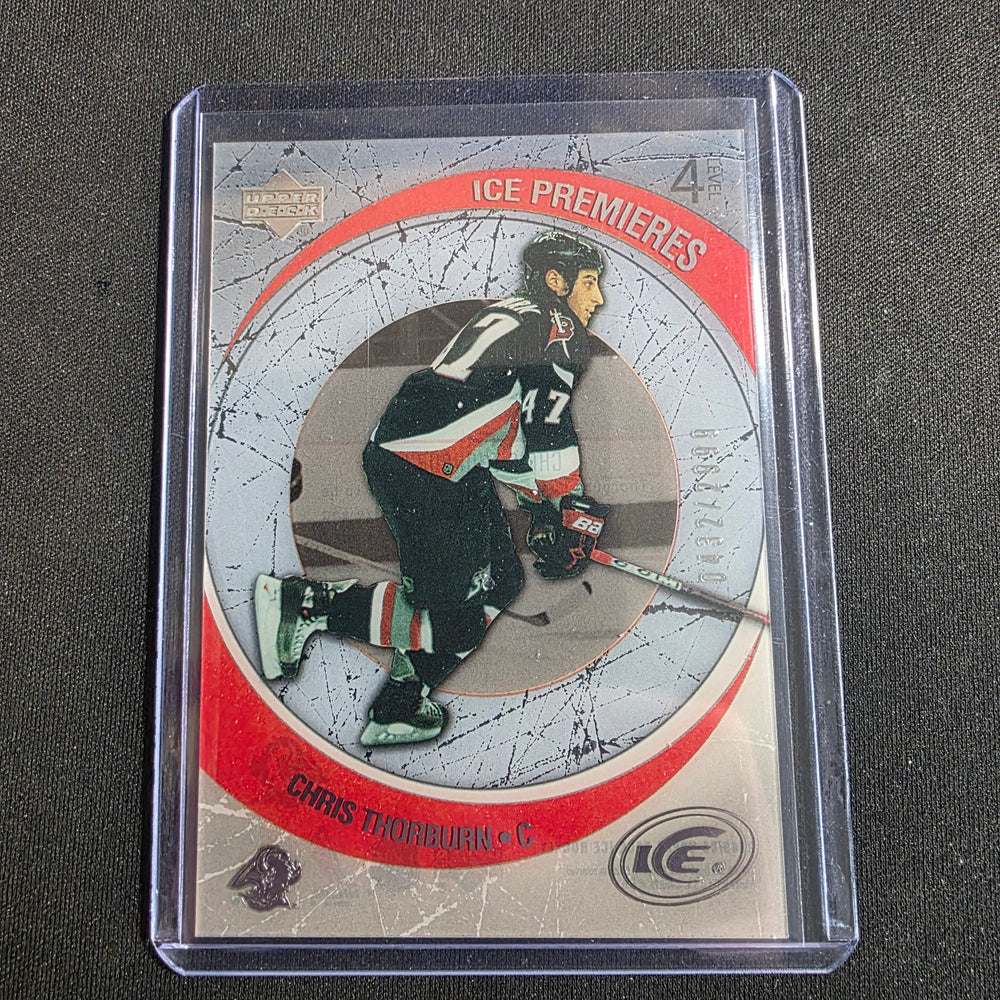 2005-06 Upper Deck Ice Premieres Level 4 Chris Thorburn RC 0427/2999 Buffalo Sabres