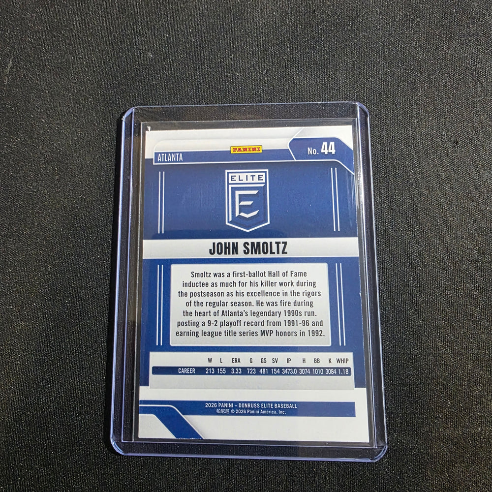 2026 Panini Donruss Elite Status Explosion /499 John Smoltz Atlanta Braves