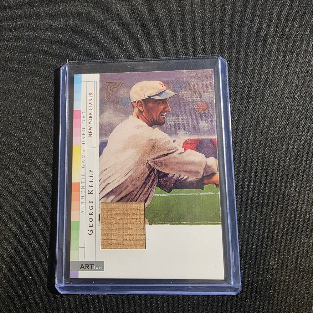 GEORGE KELLY Hall Of Fame Bat Relic 2003 Topps Gallery Originals