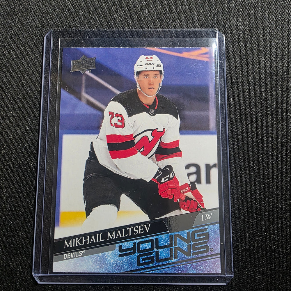 2020-21 UD Extended Mikhail Maltsev Young Guns #723 New Jersey Devils