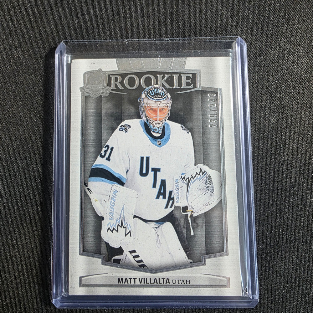 2024-25 Upper Deck The Cup Rookie Matt Villalta 230/249 Utah HC
