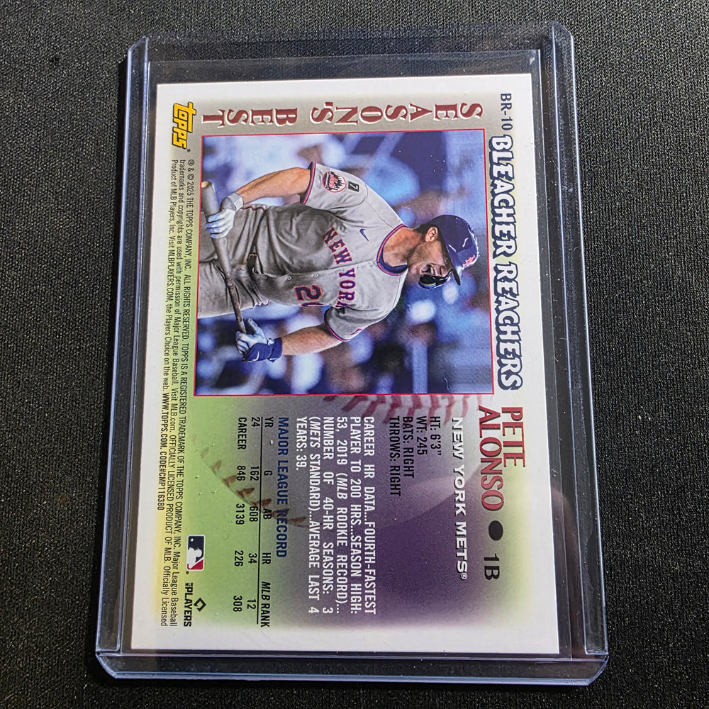 2025 Topps Bleacher Reachers - Pete Alonso - #BR-10 New York Mets