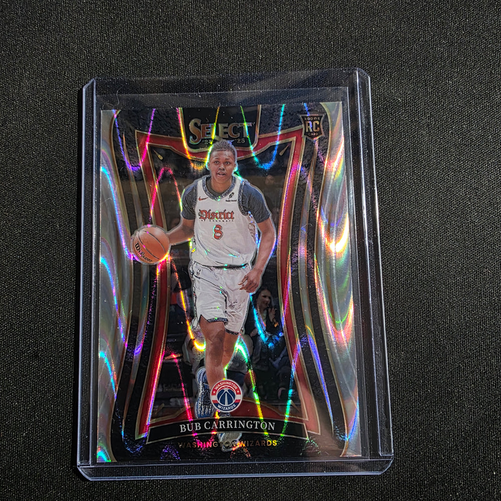 2024-25 Panini Select Basketball Bub Carrington RC Mezzanine #386