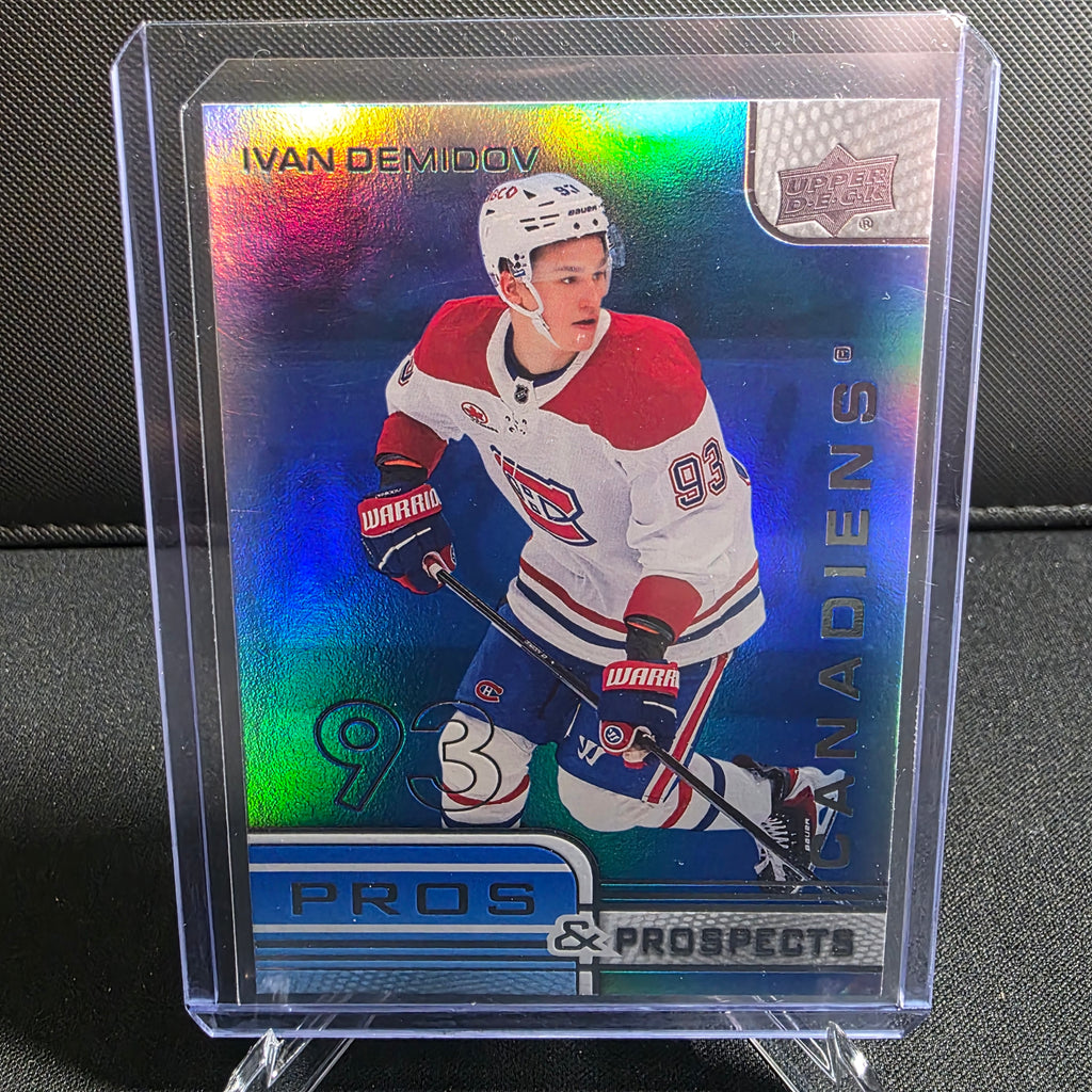 2025-26 Upper Deck Extended Series Pros & Prospects Ivan Demidov PP-12 Canadiens
