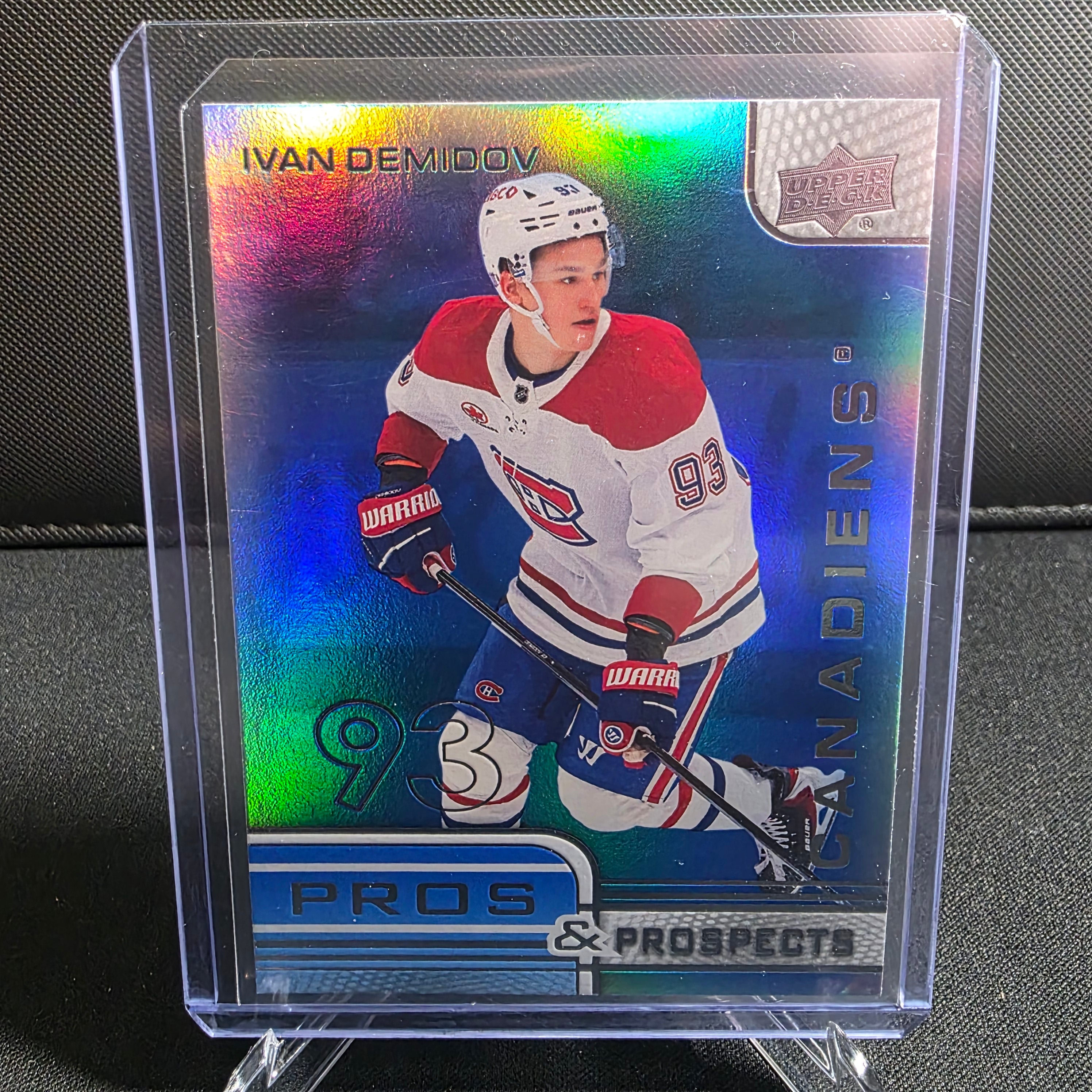 2025-26 Upper Deck Extended Series Pros & Prospects Ivan Demidov PP-12 Canadiens