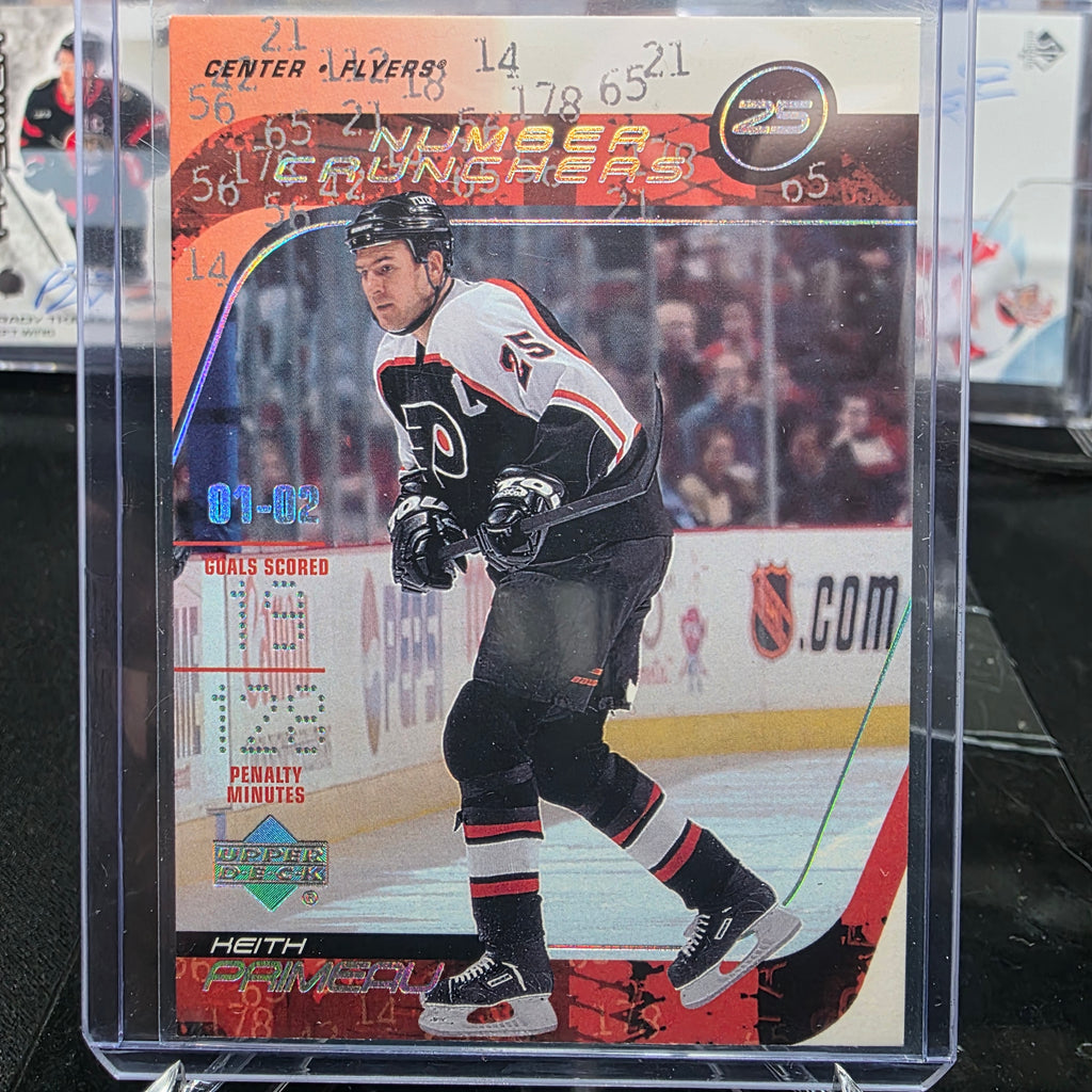 2002-03 Upper Deck Number Crunchers NC10 Keith Primeau Philadelphia Flyers