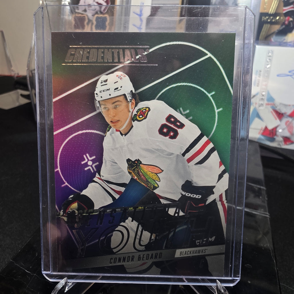 2025-26 Upper Deck Credentials Sensational Youth SY-13 Connor Bedard Chicago Blackhawks