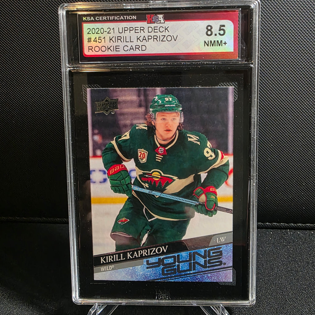 2020-21 Upper Deck Series 2 Young Guns 451 Kirill Kaprizov KSA 8.5 Wild RC