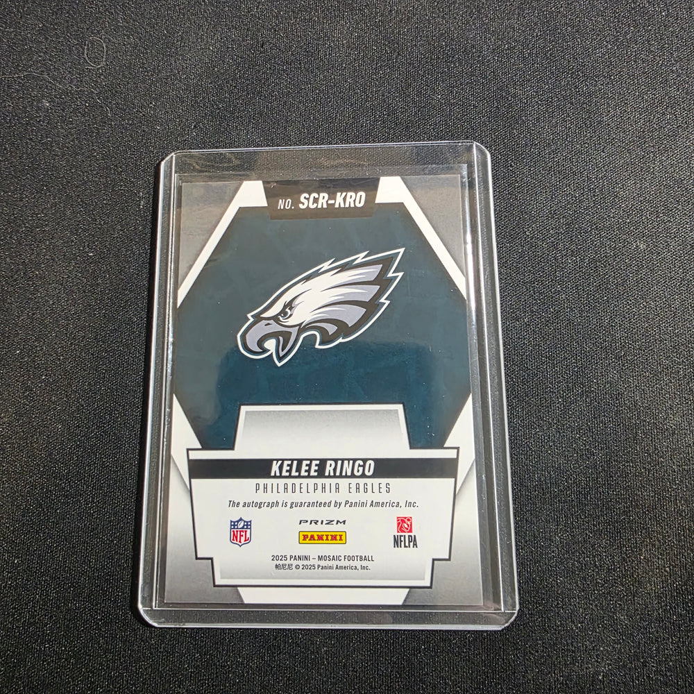 2025 Panini Mosaic - Scripts Kelee Ringo #SCR-KRO Red Wave Prizm