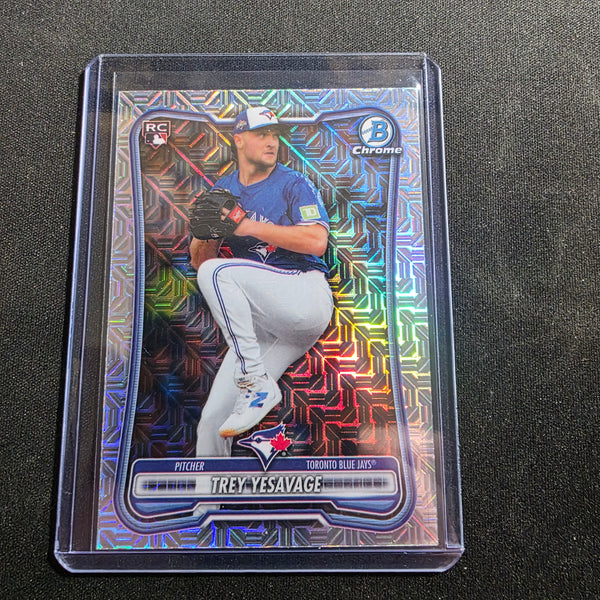 Trey Yesavage 2026 Bowman Chrome Mega Box Mojo Refractor #41 Rookie RC Toronto