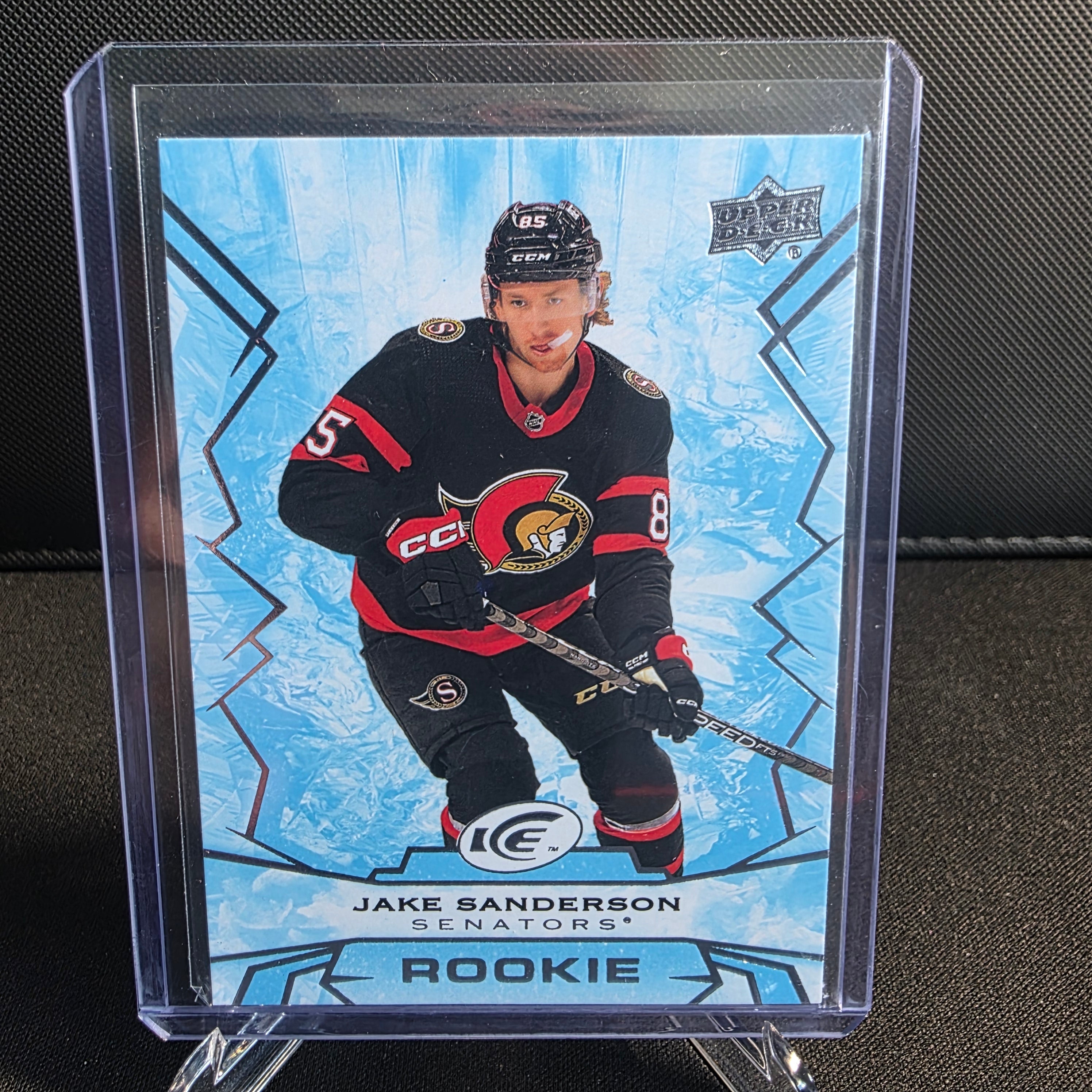 2022-23 Upper Deck Ice Rookie 108 Jake Sanderson Ottawa Senators