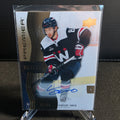 2023-24 Upper Deck Premier Rookie Auto 102 Vincent Iorio /35 Washington Capitals