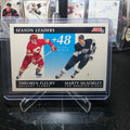 1991-92 Score Theoren Fleury / Marty McSorley #297 Season Leaders Plus/Minus Calgary Flames / Los Angeles Kings