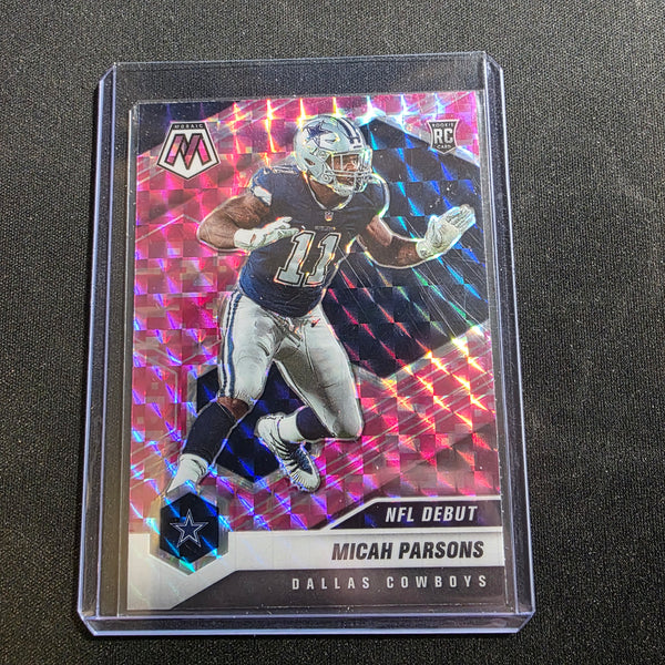 2021 Mosaic PINK NFL Debut Rookie Card #257 of MICAH PARSONS -- Cowboys