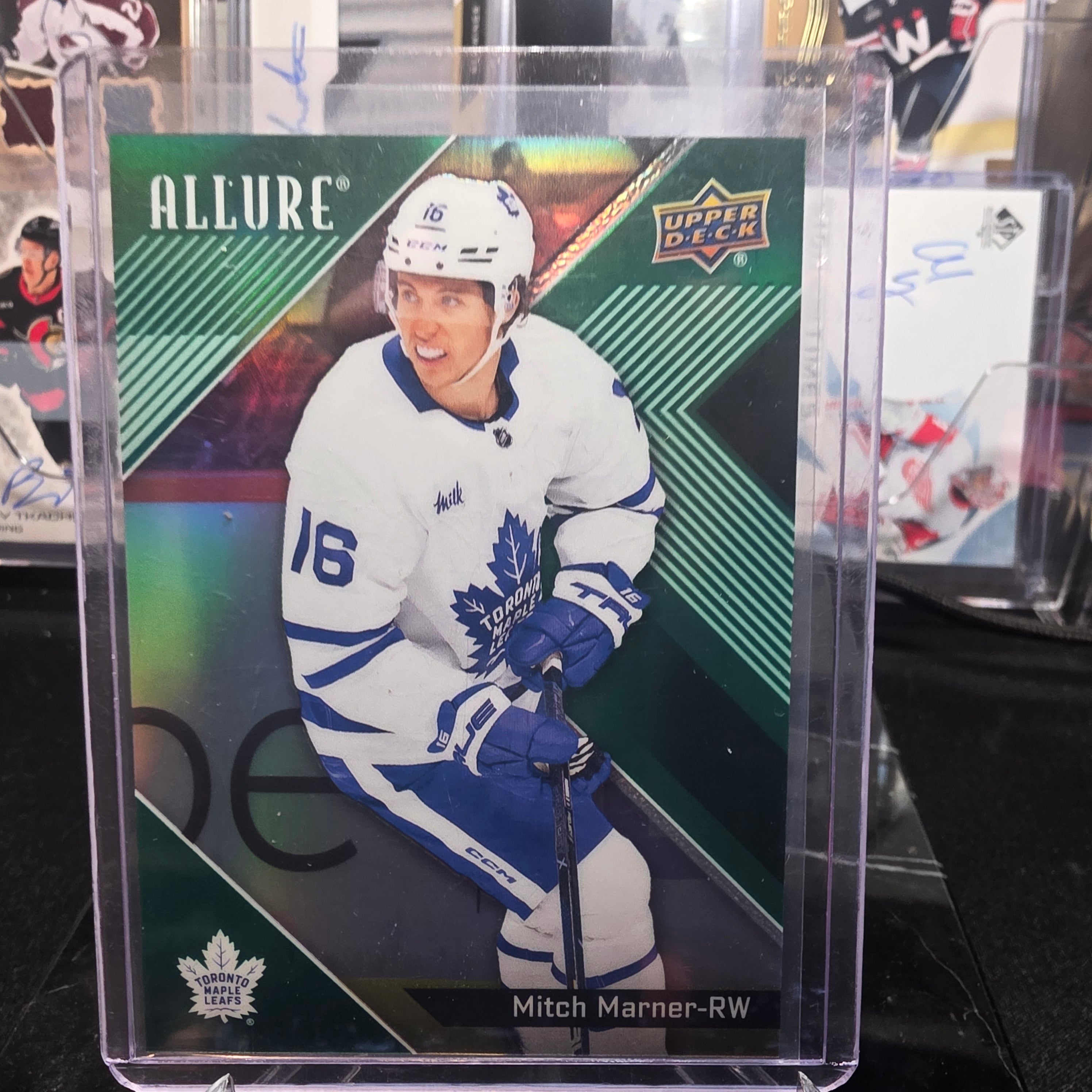 2024-25 Upper Deck Allure Green Rainbow 38 Mitch Marner Toronto Maple Leafs 04/99