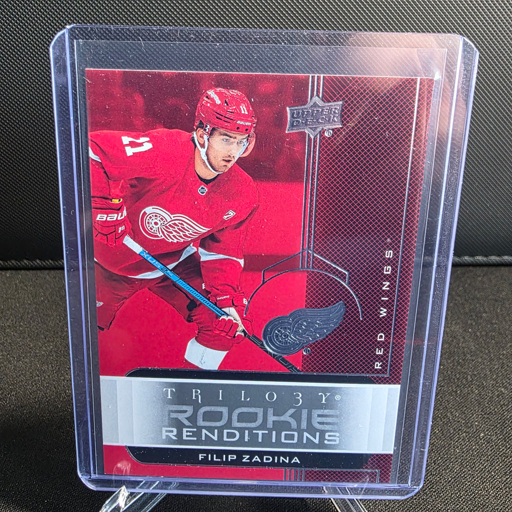 2019-20 Upper Deck Trilogy Rookie Renditions RR-25 Filip Zadina Detroit Red Wings
