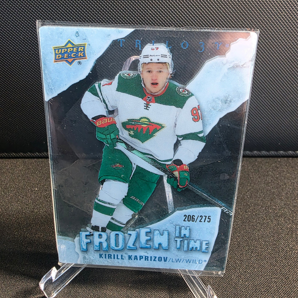 2022-23 Upper Deck Trilogy Frozen In Time FT-KK Kirill Kaprizov /275 Minnesota Wild