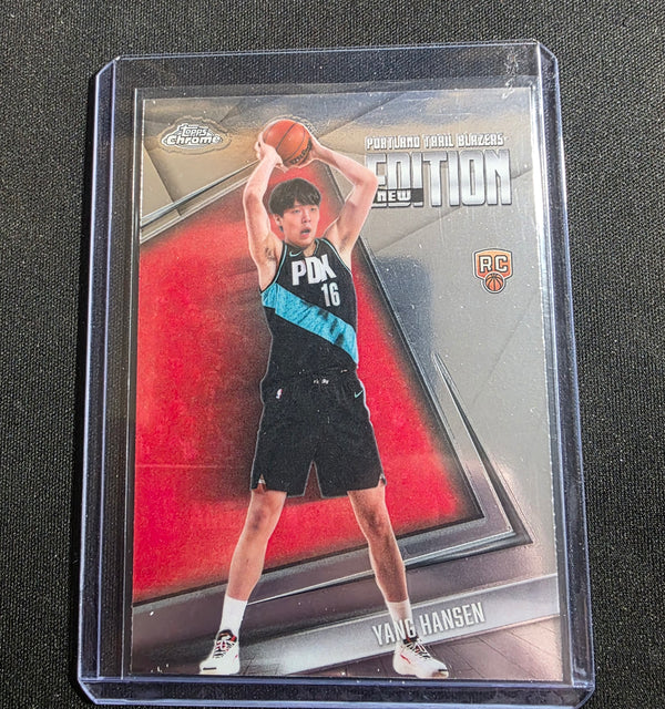 2026 Topps Chrome Basketball YANG HANSEN RC New Edition #GR-6