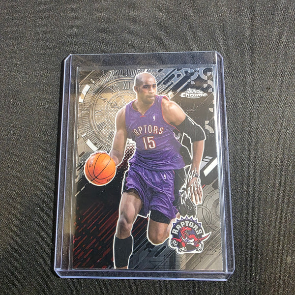2025-26 Topps Chrome Update Vince Carter Go Time #GT-10 Toronto Raptors