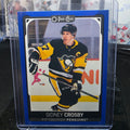 2021-22 O-Pee-Chee Sidney Crosby #418 Blue Border Pittsburgh Penguins