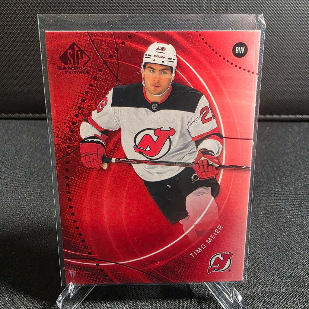 2025-26 SP Game Used Timo Meier Red 151 Devils