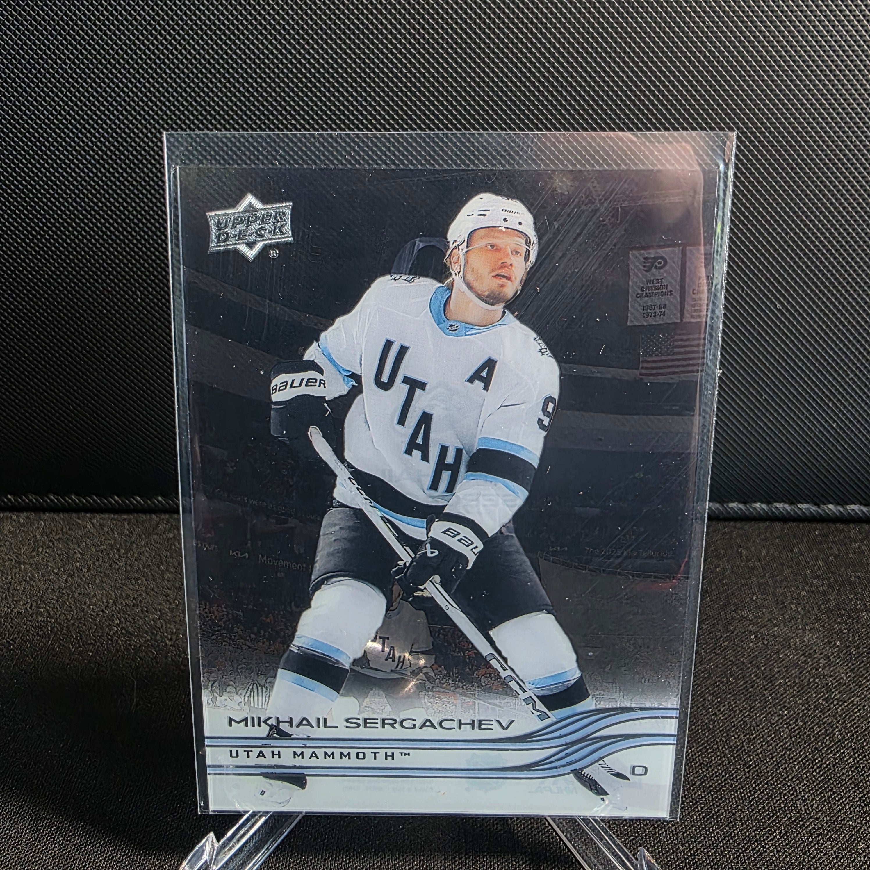2025-26 Upper Deck Series 1 Clear Cut 171 Mikhail Sergachev Utah Mammoth