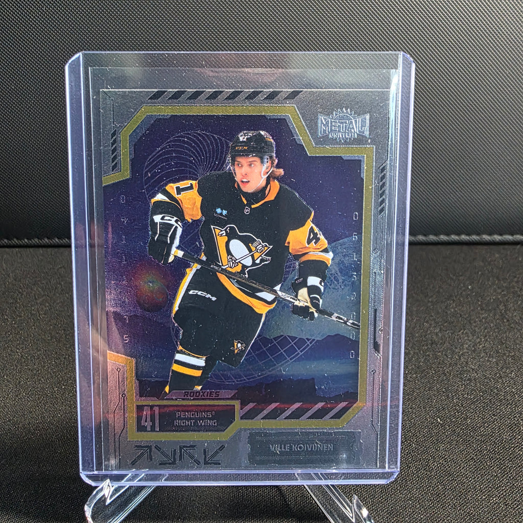 2025-26 Skybox Metal Universe 125 Ville Koivunen Rookies Pittsburgh Penguins