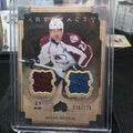 2013-14 Upper Deck Artifacts Milan Hejduk Dual Jersey Patch #118/125 (Colorado Avalanche)