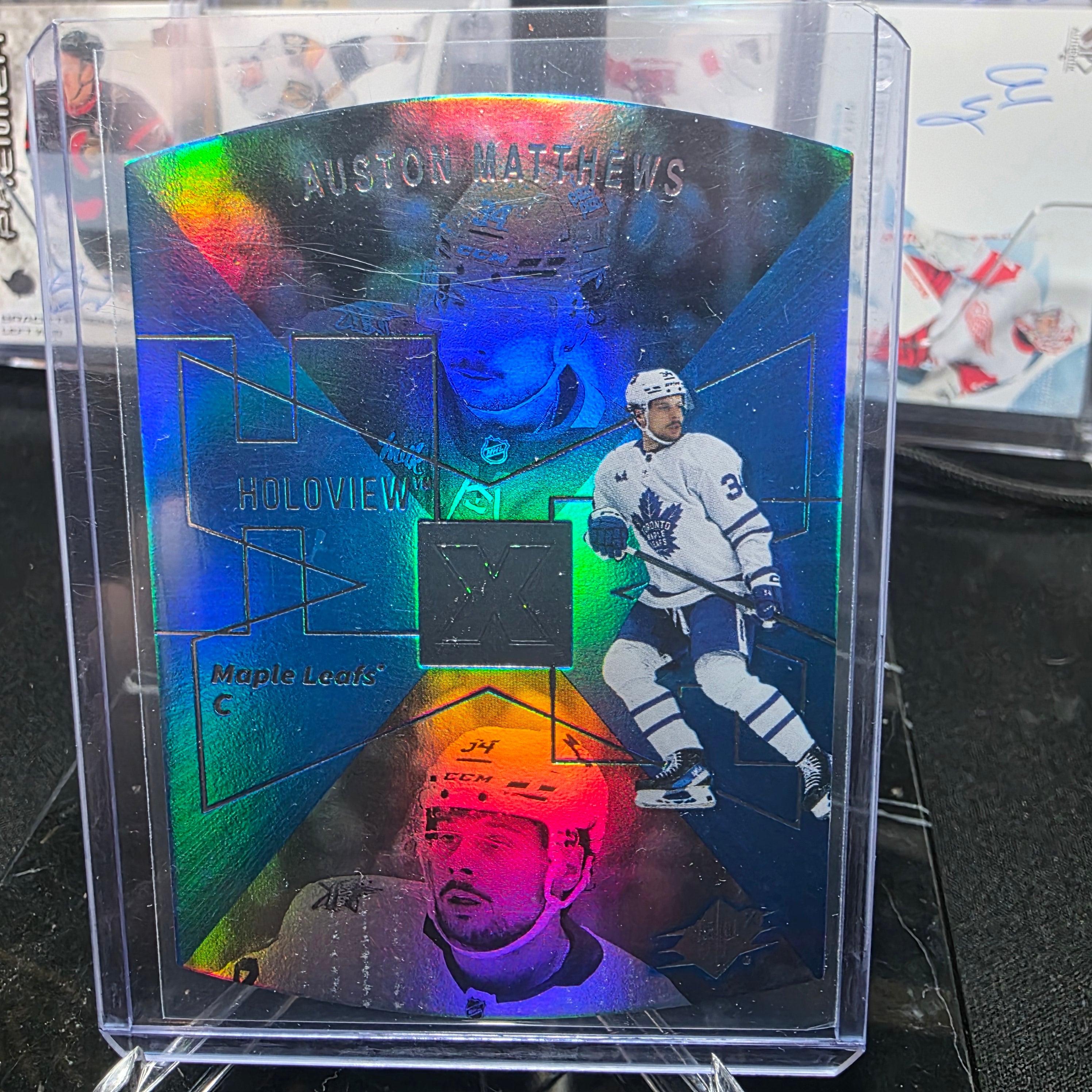 2023-24 Upper Deck Extended Series SPX-41 Auston Matthews Holoview Toronto Maple Leafs