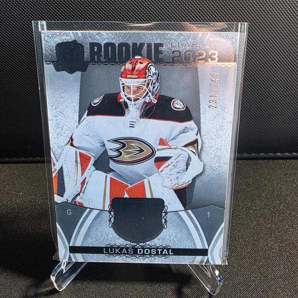 2022-23 Upper Deck The Cup Rookie Class of 2023 2023-LD Lukas Dostal /249 Anaheim Ducks