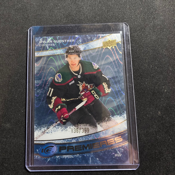 2022-23 Upper Deck Ice - Ice Premieres Dylan Guenther #239 Blue /399 (RC)