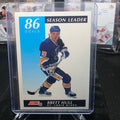 1991-92 Score Brett Hull #294 Season Leader Goals St. Louis Blues