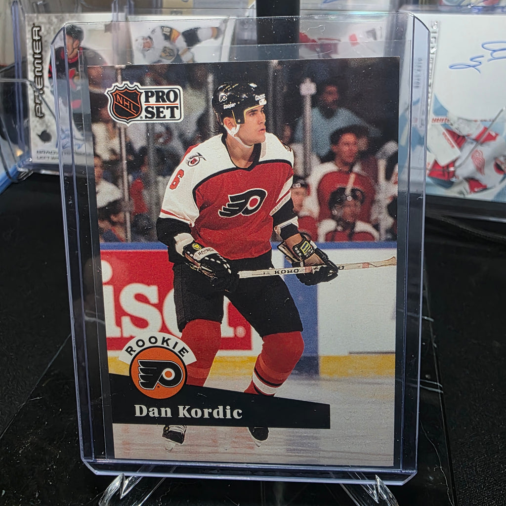 1991-92 Pro Set Dan Kordic #553 Rookie Philadelphia Flyers