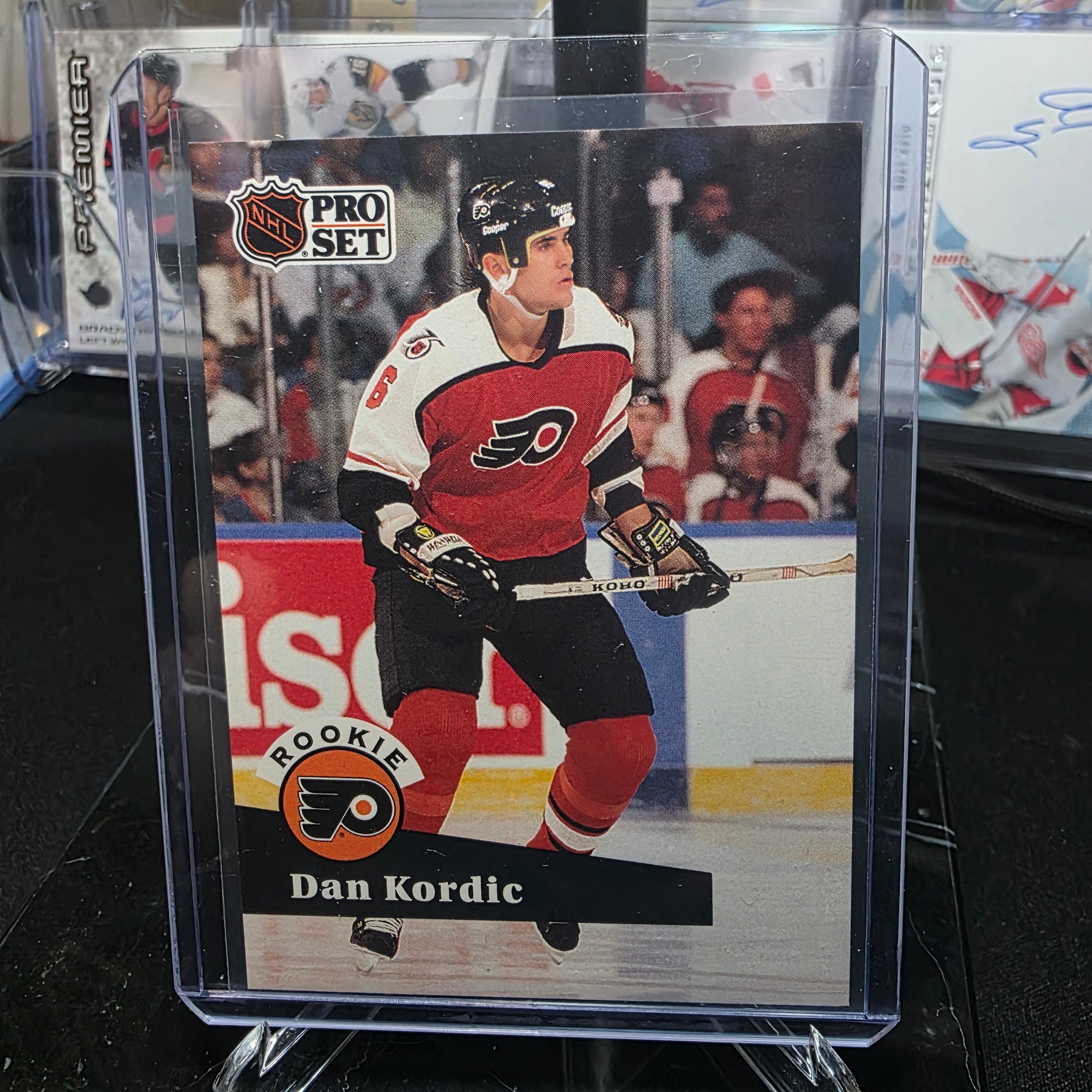 1991-92 Pro Set Dan Kordic #553 Rookie Philadelphia Flyers