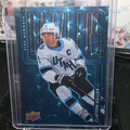 2025-26 Upper Deck Extended Series Clayton Keller #DZ-112 Dazzlers Blue Utah Mammoth