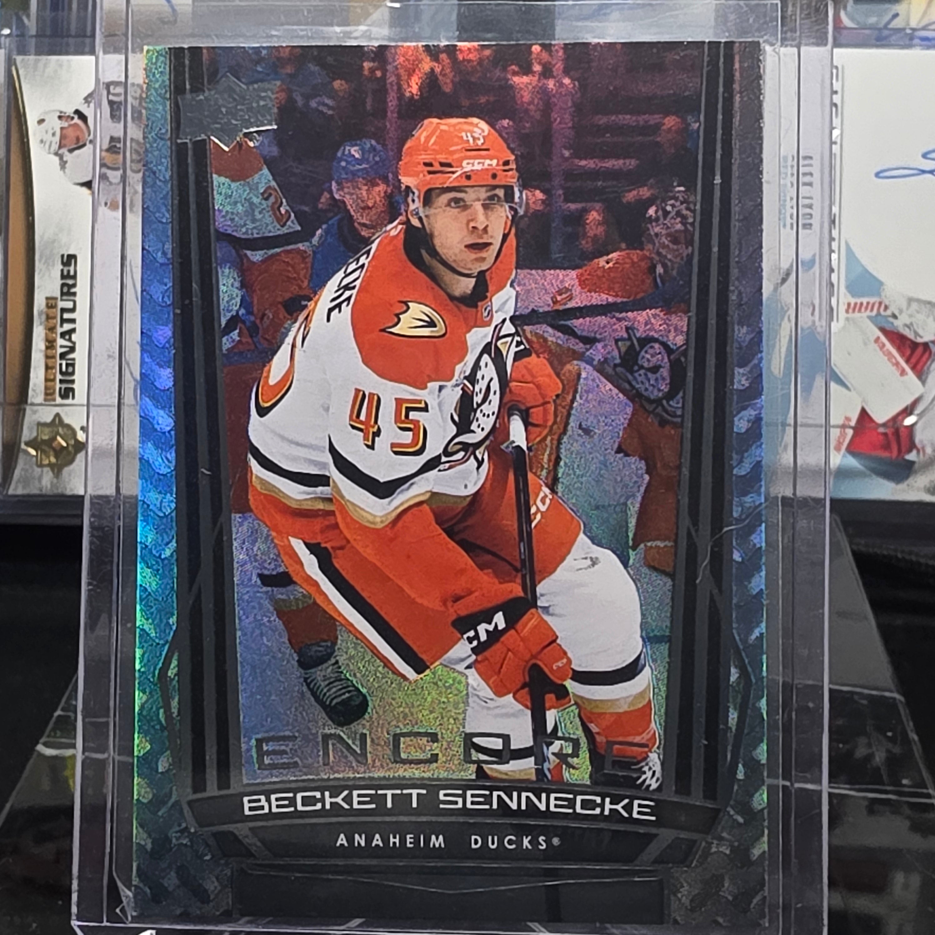 2025-26 Upper Deck Series 2 Encore #E-127 Beckett Sennecke Anaheim Ducks