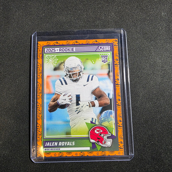 2025 Panini Score #8 Jalen Royals RC Kansas City Chiefs WR Rookie