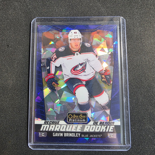 2024-25 O-Pee-Chee Platinum Marquee Rookie Blue Fragments Gavin Brindley 106/125 #229 RC