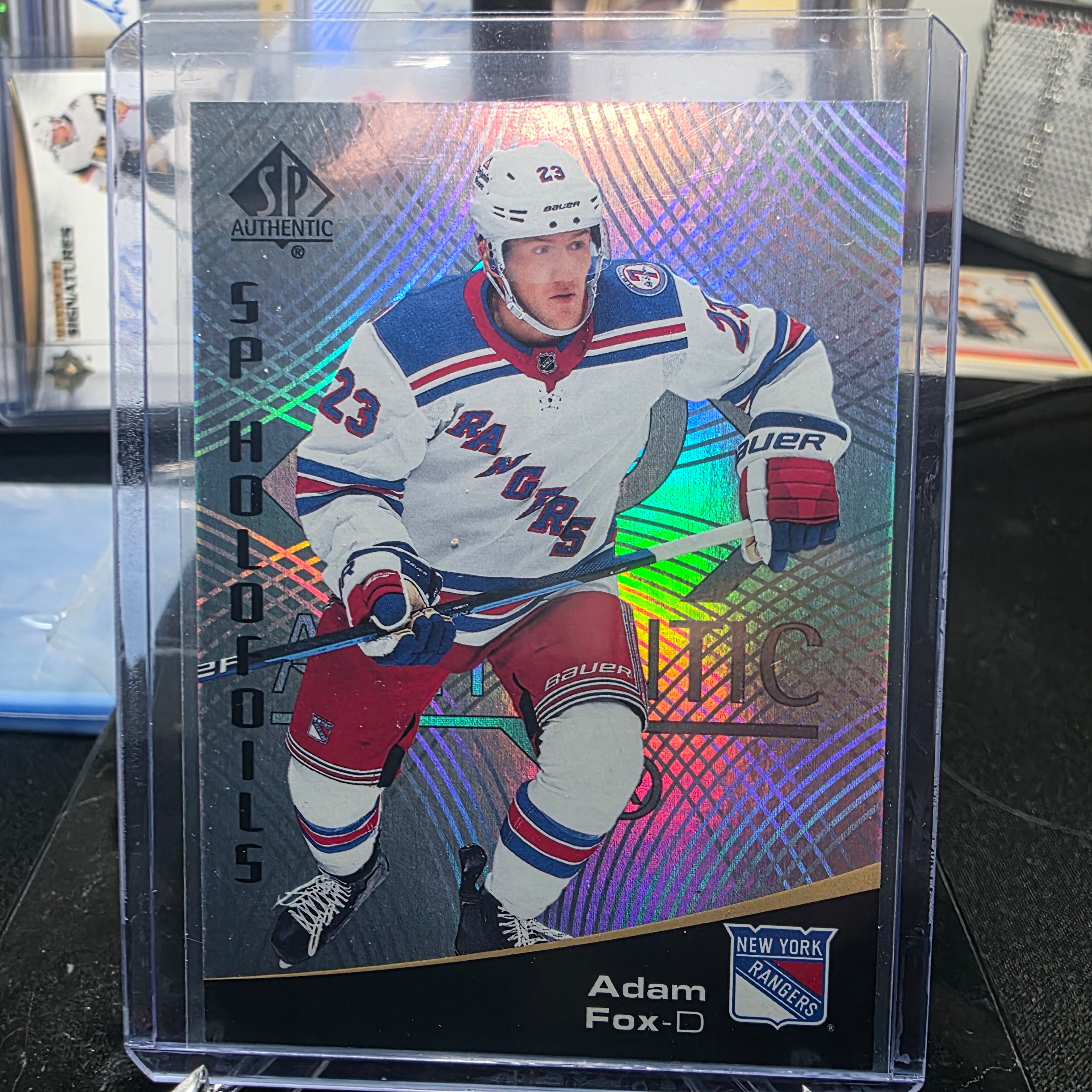 2021-22 SP Authentic Hockey Adam Fox SP Holofails #HF-2 (New York Rangers)
