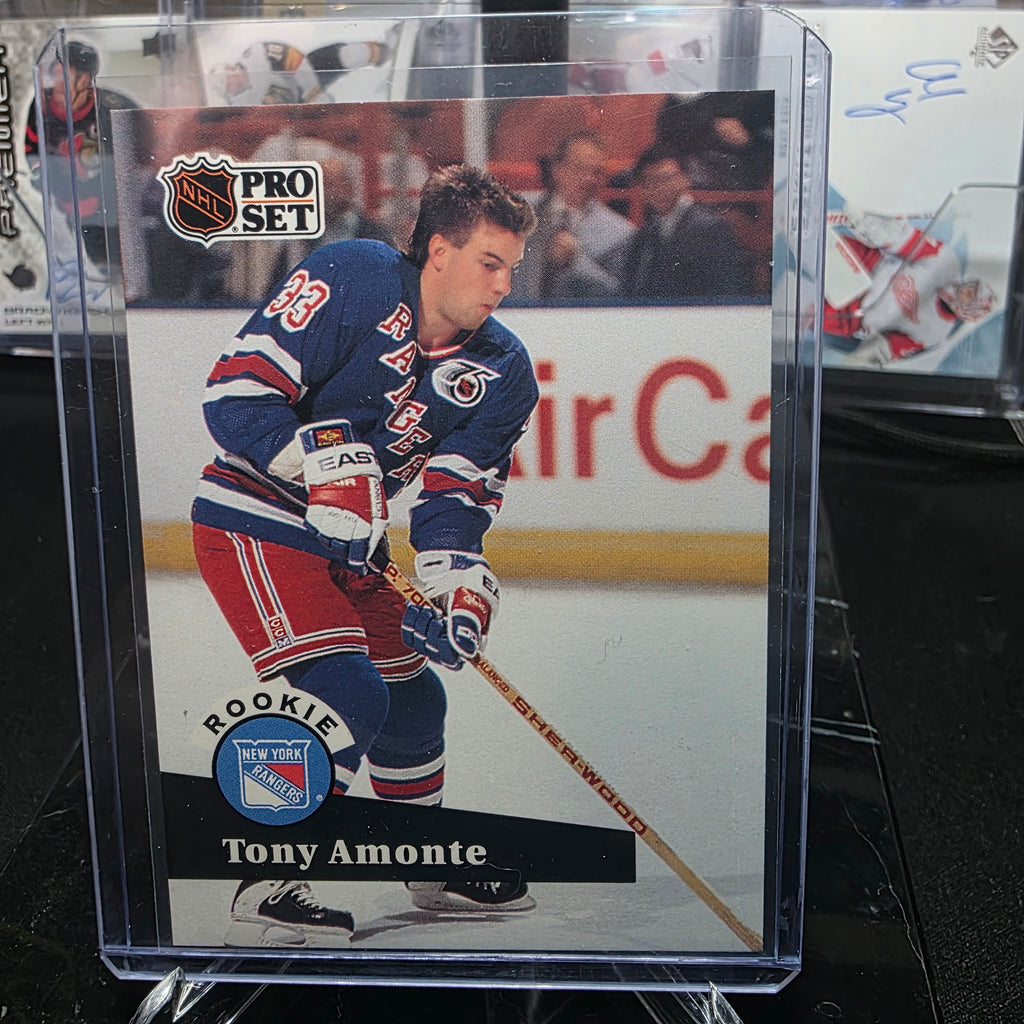 1991-92 Pro Set Tony Amonte #550 Rookie New York Rangers