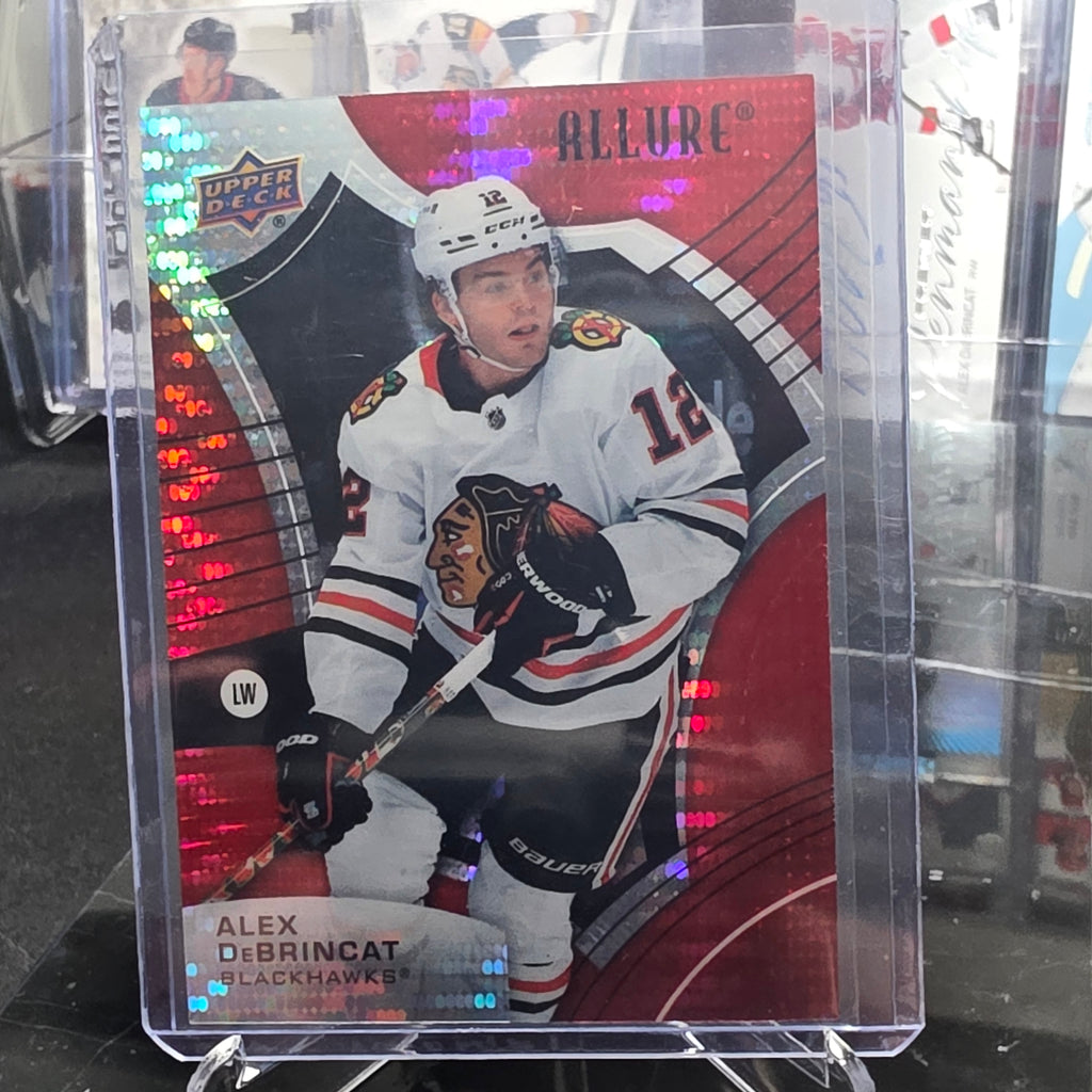 2021-22 Upper Deck Allure Alex DeBrincat #66 Red Rainbow Chicago Blackhawks
