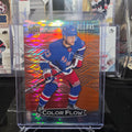 2024-25 Upper Deck Allure Color Flow Red-Orange Spectrum CFL-2 Adam Fox New York Rangers 026/150