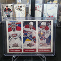 2017-18 Upper Deck Series 1 TT-MTL Charlie Lindgren / Nikita Scherbak / Artturi Lehkonen Triple Threat Rookies Montreal Canadiens