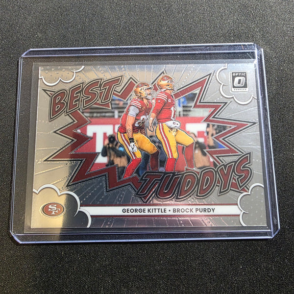 2025 Donruss Optic #6 George Kittle/Brock Purdy Best Tuddys