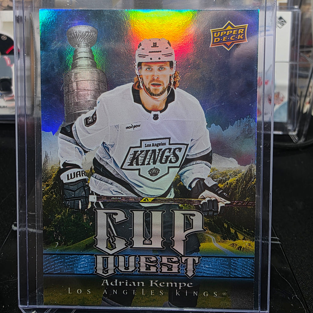 2025-26 Upper Deck Series 1 Cup Quest CQ-18 Adrian Kempe Los Angeles Kings