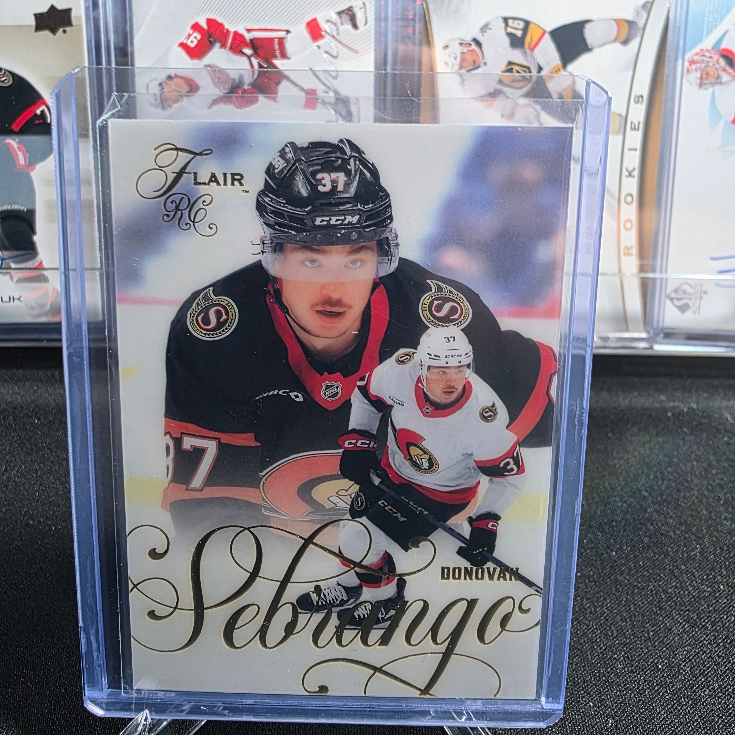2025-26 Flair Hockey Donovan Sebrango #159 Flair RC Ottawa Senators RC