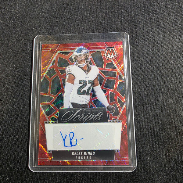 2025 Panini Mosaic - Scripts Kelee Ringo #SCR-KRO Red Wave Prizm